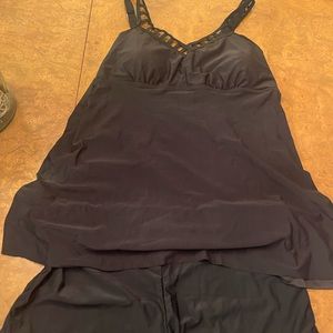 Brand new black tankini